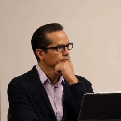 Portrait of the Treasurer of ANEFAR, Lic. Mario Medina